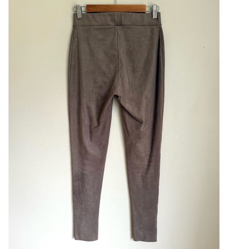 Wolford Suede Leggings in Taupe Brown - Picture 5 of 7